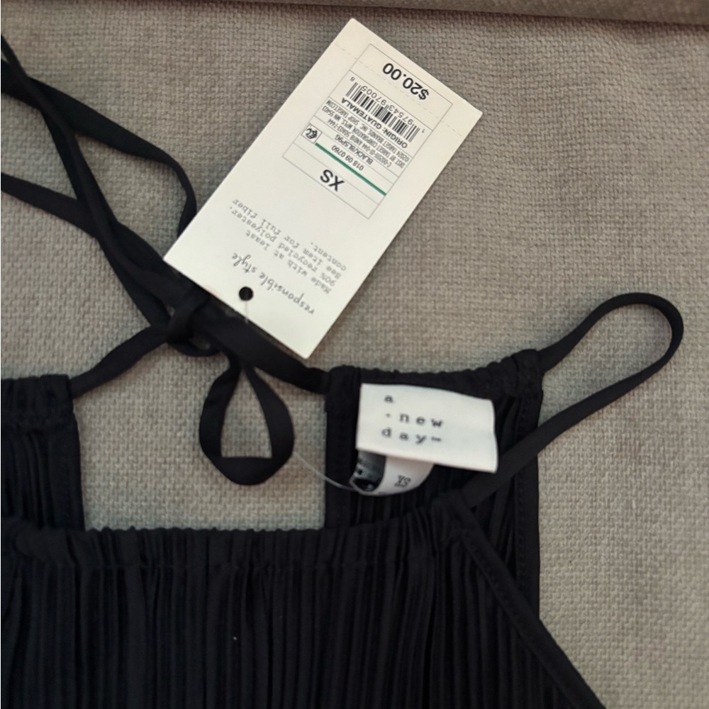 A New Day Strappy Black Dress